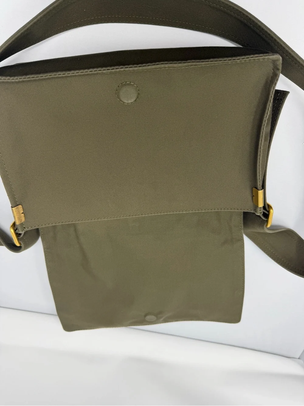 Burberry Canvas Trench Crossbody Bag in Olive